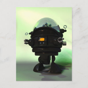 Carte postale Robot Planet Toy Cute