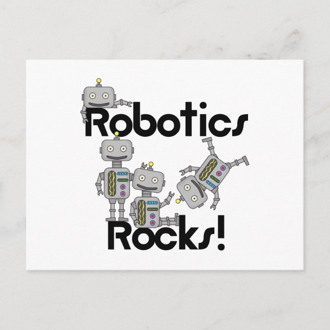 Carte Postale Robotics Rocks (Devant)