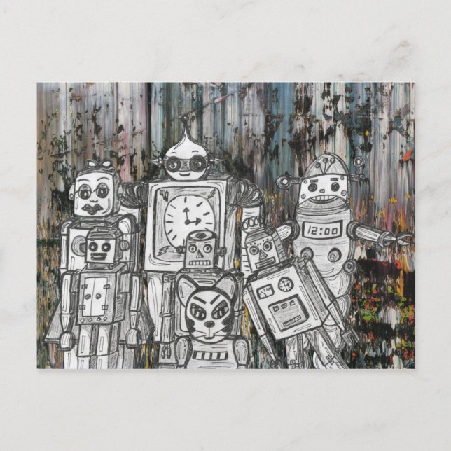 Carte Postale Robots 11 (Devant)