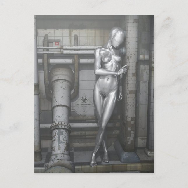 Carte Postale Robotwoman (Devant)
