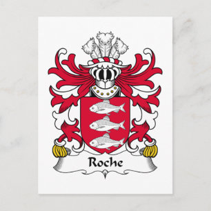 Carte Postale Roche Family Crest