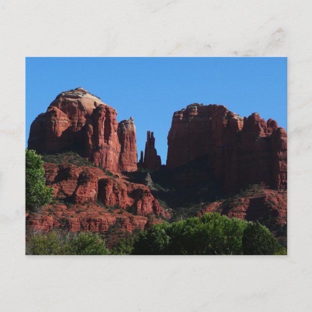 Carte Postale Rocher de la Cathédrale à Sedona Arizona Monument (Devant)