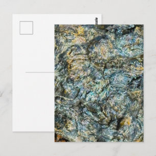 Carte Postale Rocher de lave de volcan