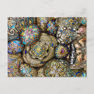 Carte Postale Rochers Faits À La Main !