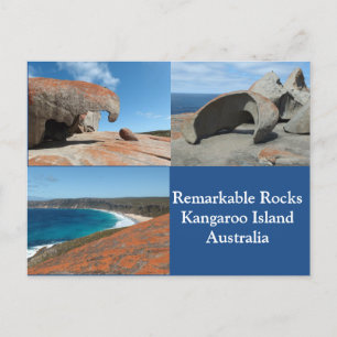 Carte Postale Rochers remarquables, Kangaroo Island, Australie p