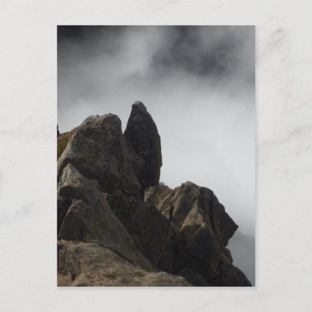 Carte postale Roches et nuages (Devant)