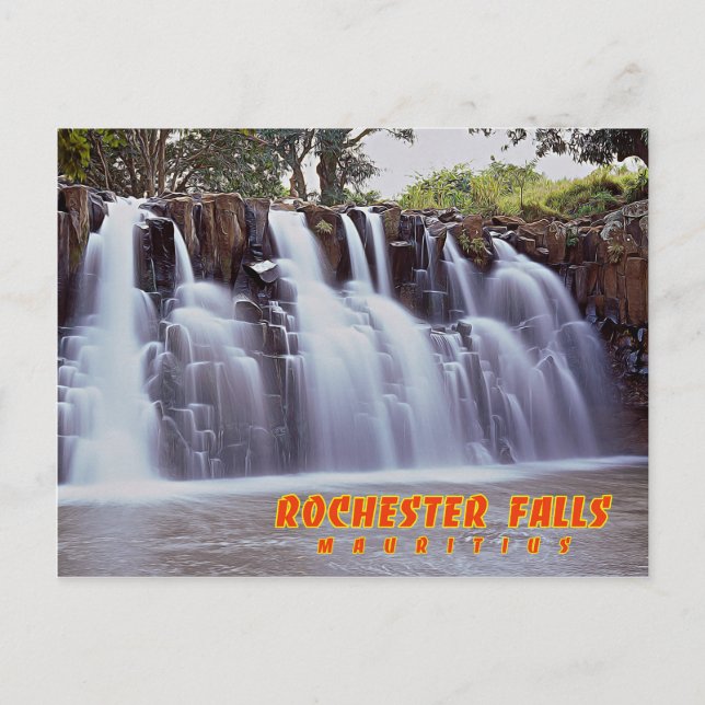 Carte Postale Rochester falls, Maurice (Devant)