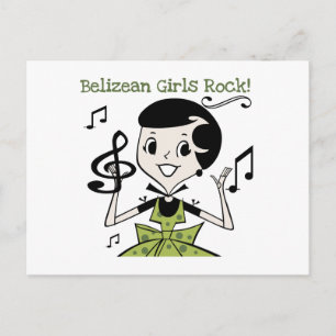 Carte Postale Rock féminin bélizien