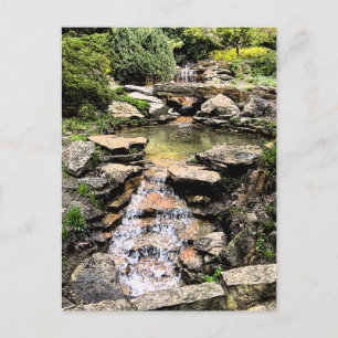 CARTE POSTALE "ROCK GARDEN & WATERFALL"/INNISWOOD BOTANICAL GARD