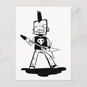 Carte Postale Rock punk