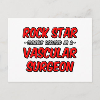 Carte Postale Rock Star ... Chirurgien vasculaire