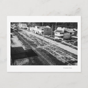 Carte Postale Rockaway, Oregon Beach et Main Street