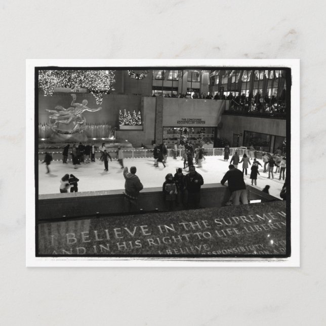 Carte postale Rockefeller Center Ice Rick (Devant)