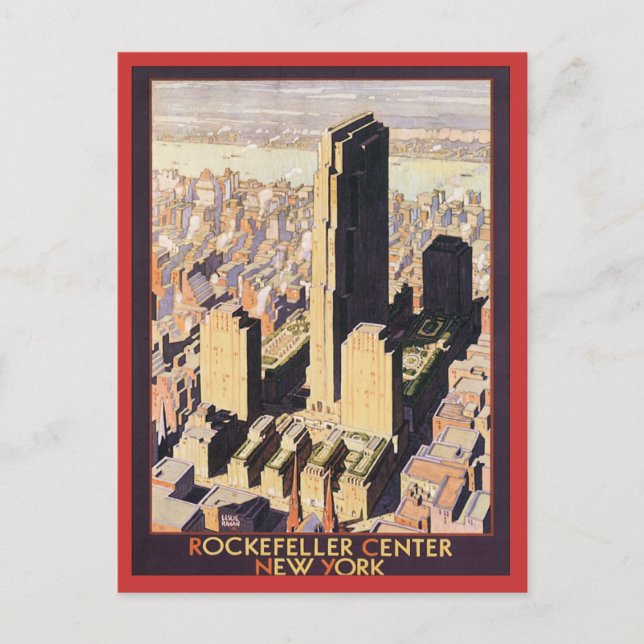 Carte Postale Rockefeller Center New York (Devant)