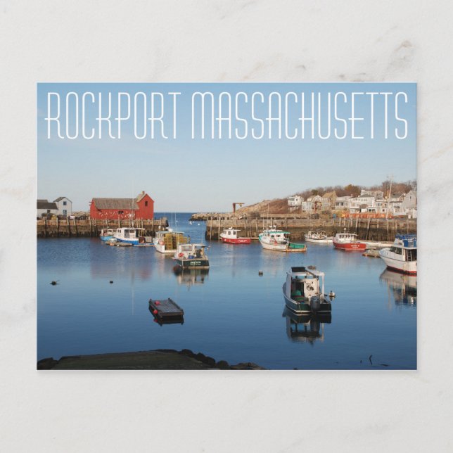 Carte Postale Rockport Massachusetts (Devant)