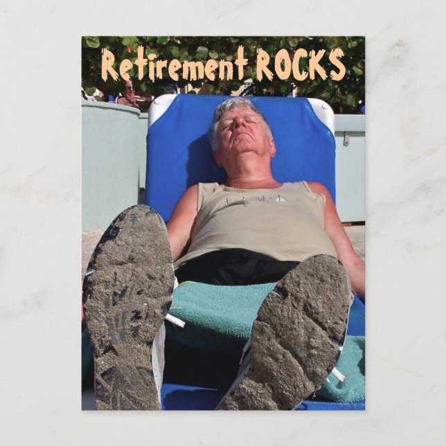 Carte postale ROCKS de retraite (Devant)