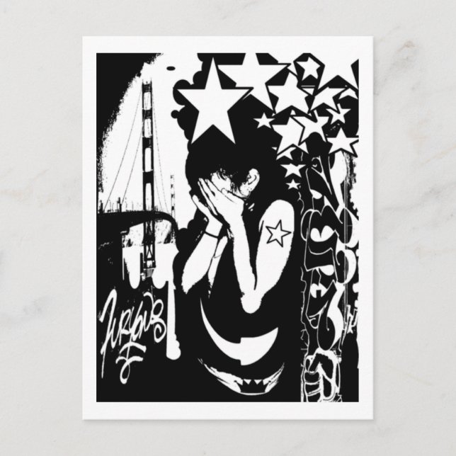 Carte Postale Rockstar (Devant)