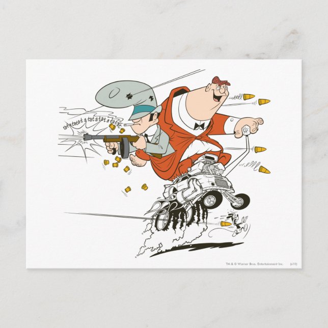 Carte Postale Rocky et Mugsy Rat un fait (Devant)