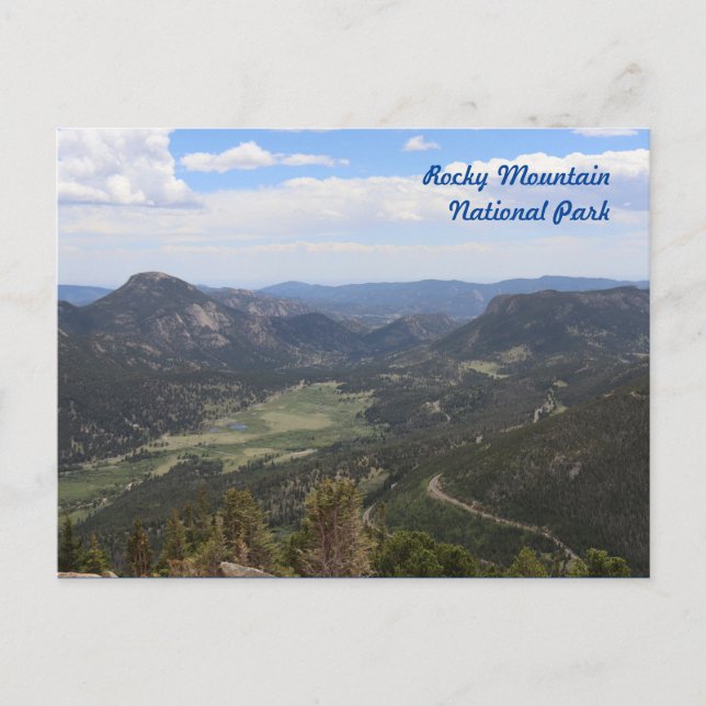 Carte Postale Rocky Mountain National Park on a Sunny Day (Devant)