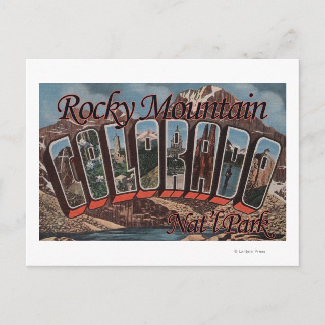 Carte Postale Rocky Mountain Nat'l Park, Colorado (Devant)