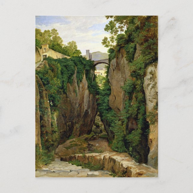Carte Postale Rocky Ravine à Sorrento, 1823 (Devant)