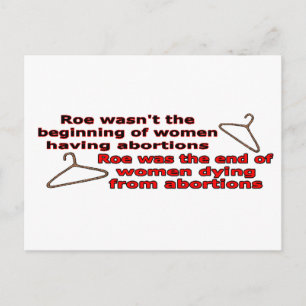 Carte Postale Roe V Wade