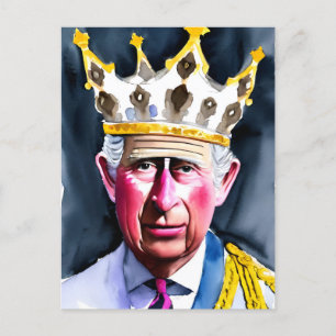 Carte Postale Roi Charles III