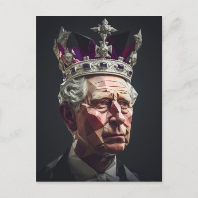 Carte Postale Roi Charles III (Devant)