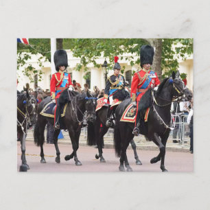 Carte Postale Roi Charles, Prince Edward, Princess Anne 