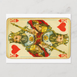 Carte Postale Roi de cœur victorien