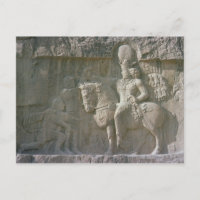 Roi Shapur I et Valérien Sassanide