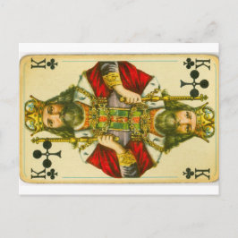 Carte Postale Roi victorien des Clubs