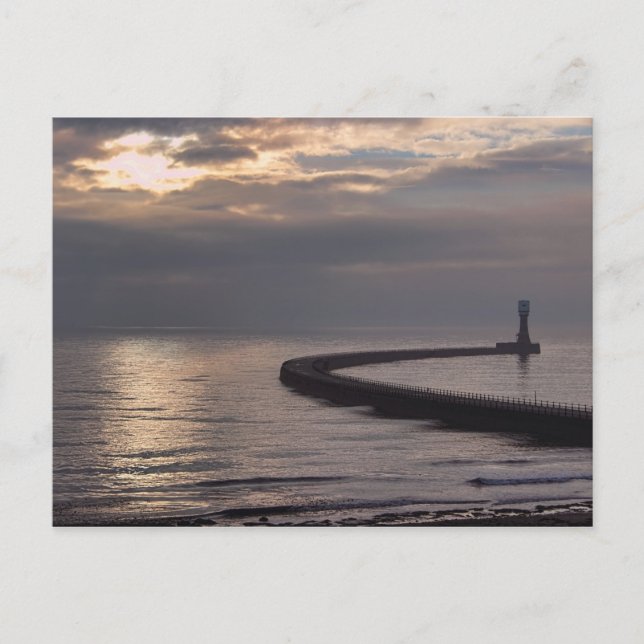 Carte Postale Roker Pier Sunderland (Devant)