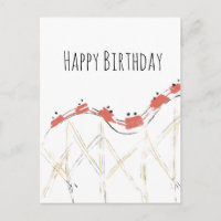 Rollercoaster main dessinée Anniversaire