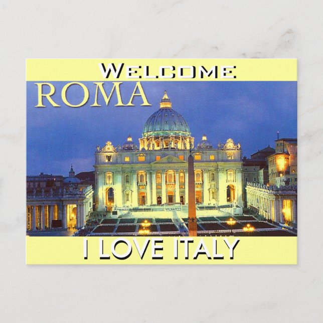 CARTE POSTALE ROMA (OLUBODE GBADAMOSI) (Devant)