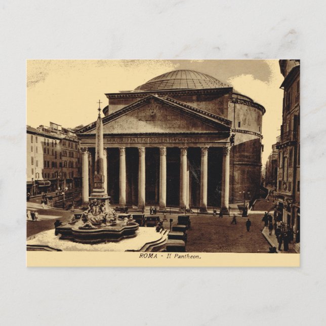Carte Postale Roma, Panthéon (Devant)