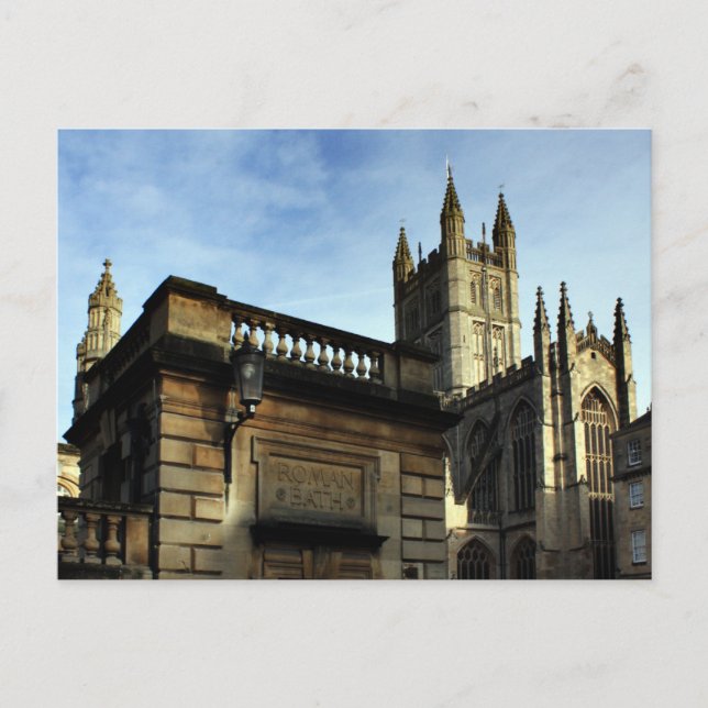 Carte Postale Roman Bath, Angleterre (Devant)