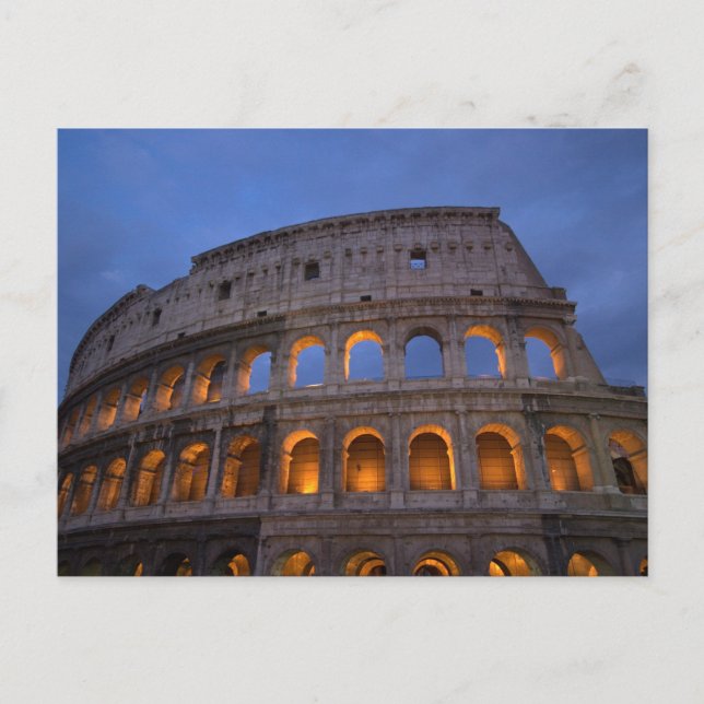 Carte Postale Roman Colosseum at Night (Devant)