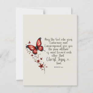 Carte Postale Romans 15:5 Bible Verse Image