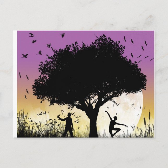 Carte postale romantique (Devant)