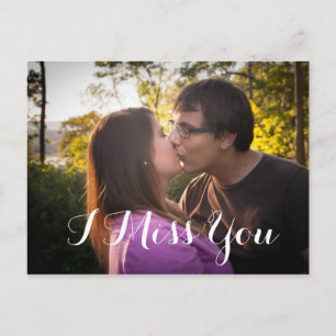 Carte postale romantique photo personnalisée