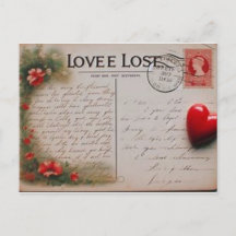 Carte postale romantique pour votre femme