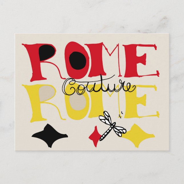Carte Postale Rome (Devant)