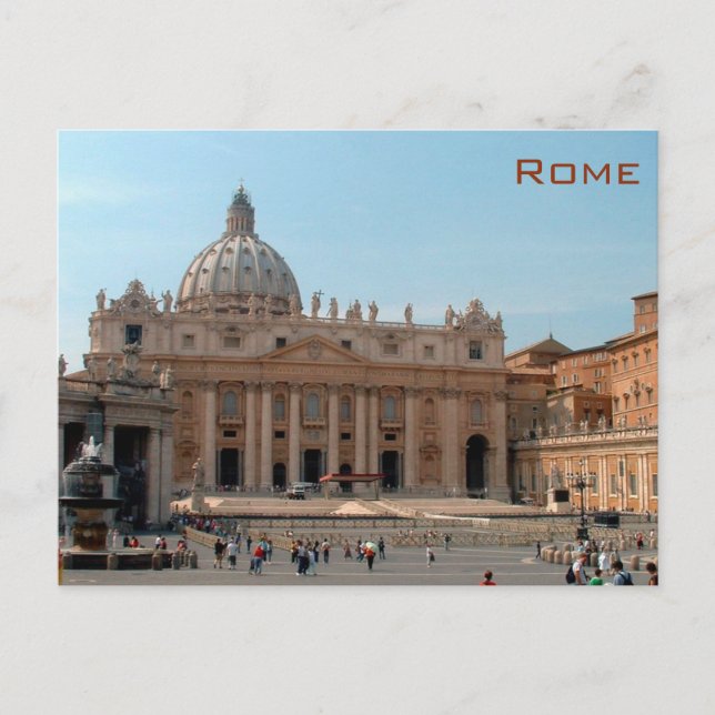 Carte Postale Rome - Basilique Saint-Pierre (Devant)
