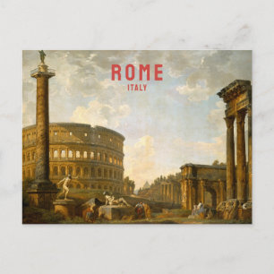 Carte Postale Rome Italie Vintage voyage Colisée Renaissance