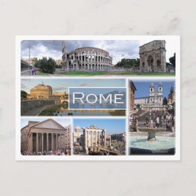 Carte Postale ROME, Latium, Italie, Europe, Rom, Roma, (Devant)