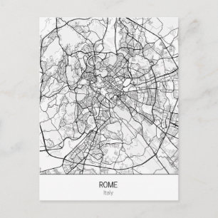 Carte Postale Rome minimaliste Italie