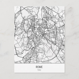 Carte Postale Rome minimaliste Italie