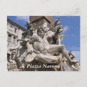 Carte Postale Rome, Piazza Navona