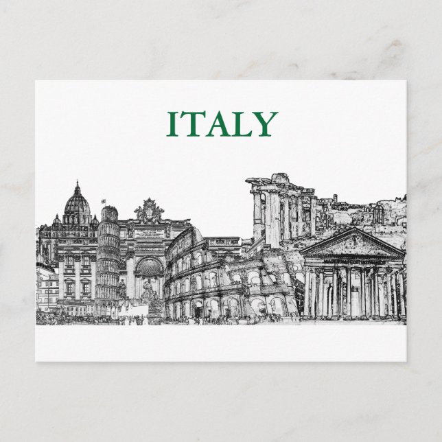 Carte Postale Rome, Rome... des cadeaux souvenirs de voyage (Devant)
